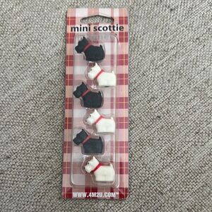 New VINTAGE Mini Scottie Dog Magnets